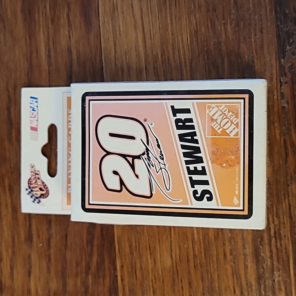 Vintage Tony Stewart Playing Cards